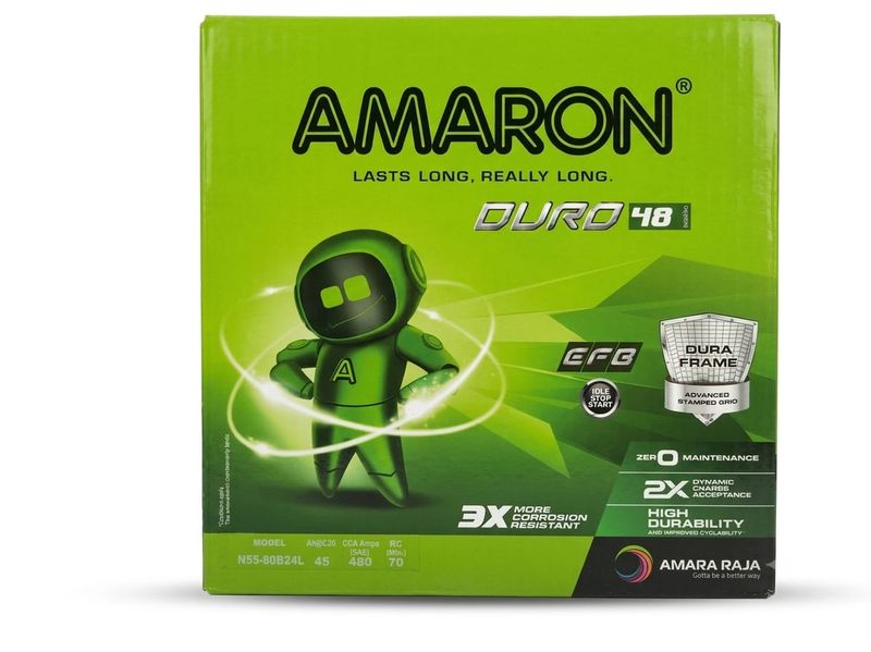 Amaron Duro DIN45 car battery price Gurugram Noida Greater Noida