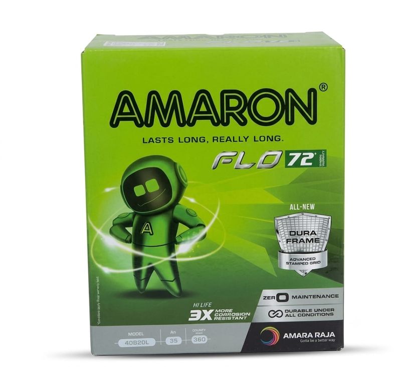 Amaron FLO 40B20L car battery price Gurugram Noida Greater Noida